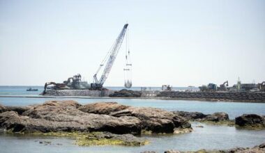 Weather worries pause work on long-delayed Marine Corps airfield on Okinawa