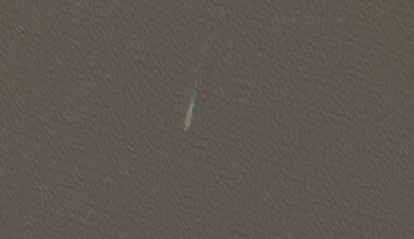 Satellite image of USS Nimitz