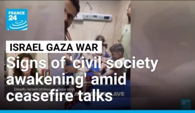 Signs of 'civil society awakening' amid ongoing ceasefire talks • FRANCE 24 English
