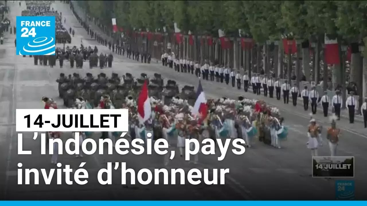 L’Indonésie ouvre le défilé militaire du 14-Juillet en tant que pays invité • FRANCE 24