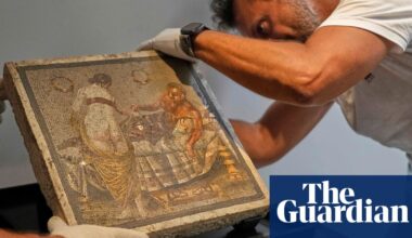 Erotic mosaic stolen by Nazi captain in second world war returned to Pompeii | Italy