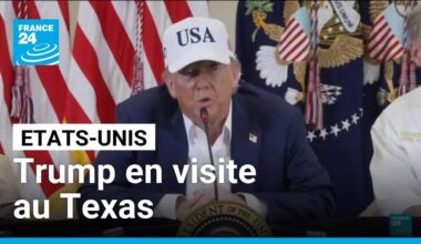 Etats-Unis: Trump en visite au Texas après les inondations meurtrières • FRANCE 24
