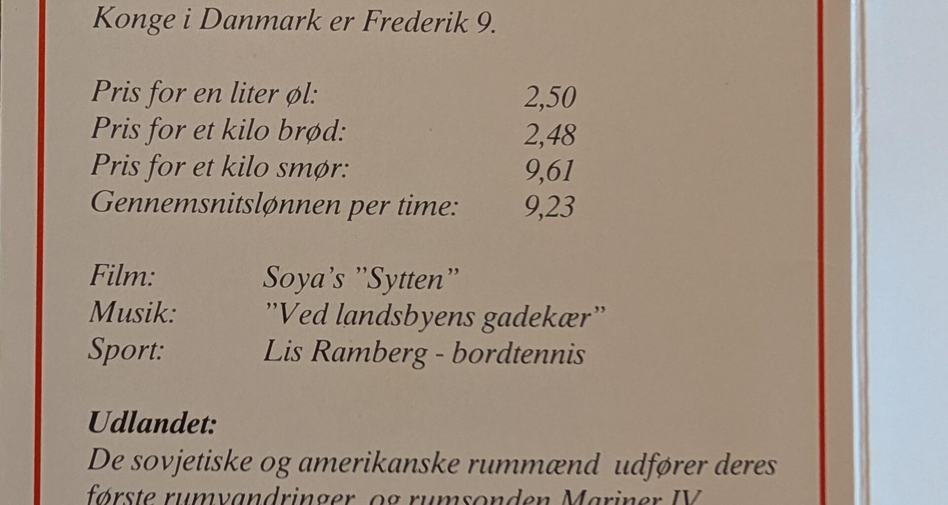 Hvad skete der ellers i 1965