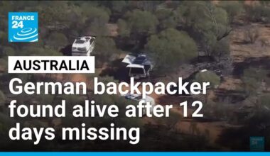 German backpacker found alive after 12 days missing in Western Australian • FRANCE 24 English