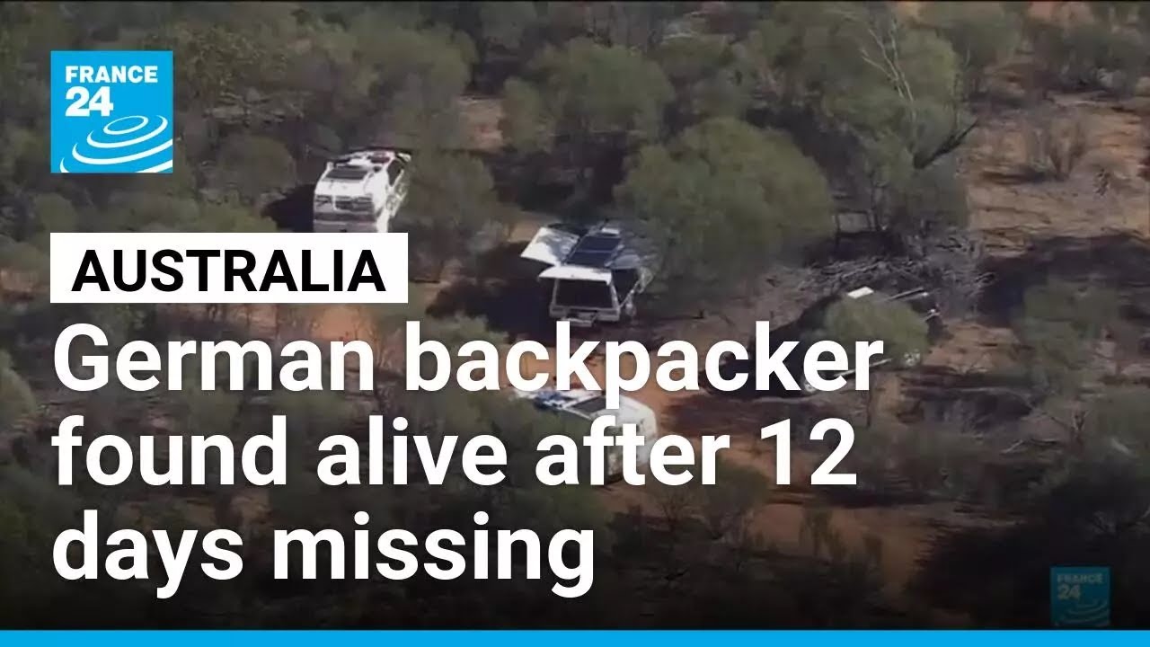 German backpacker found alive after 12 days missing in Western Australian • FRANCE 24 English