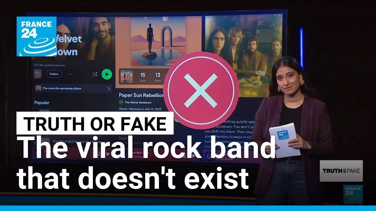 The Velvet Sundown: This band blowing up on Spotify is 100% AI-generated • FRANCE 24 English