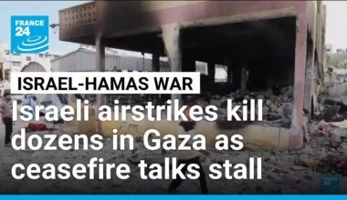 Israeli airstrikes kill dozens in Gaza as ceasefire talks stall • FRANCE 24 English