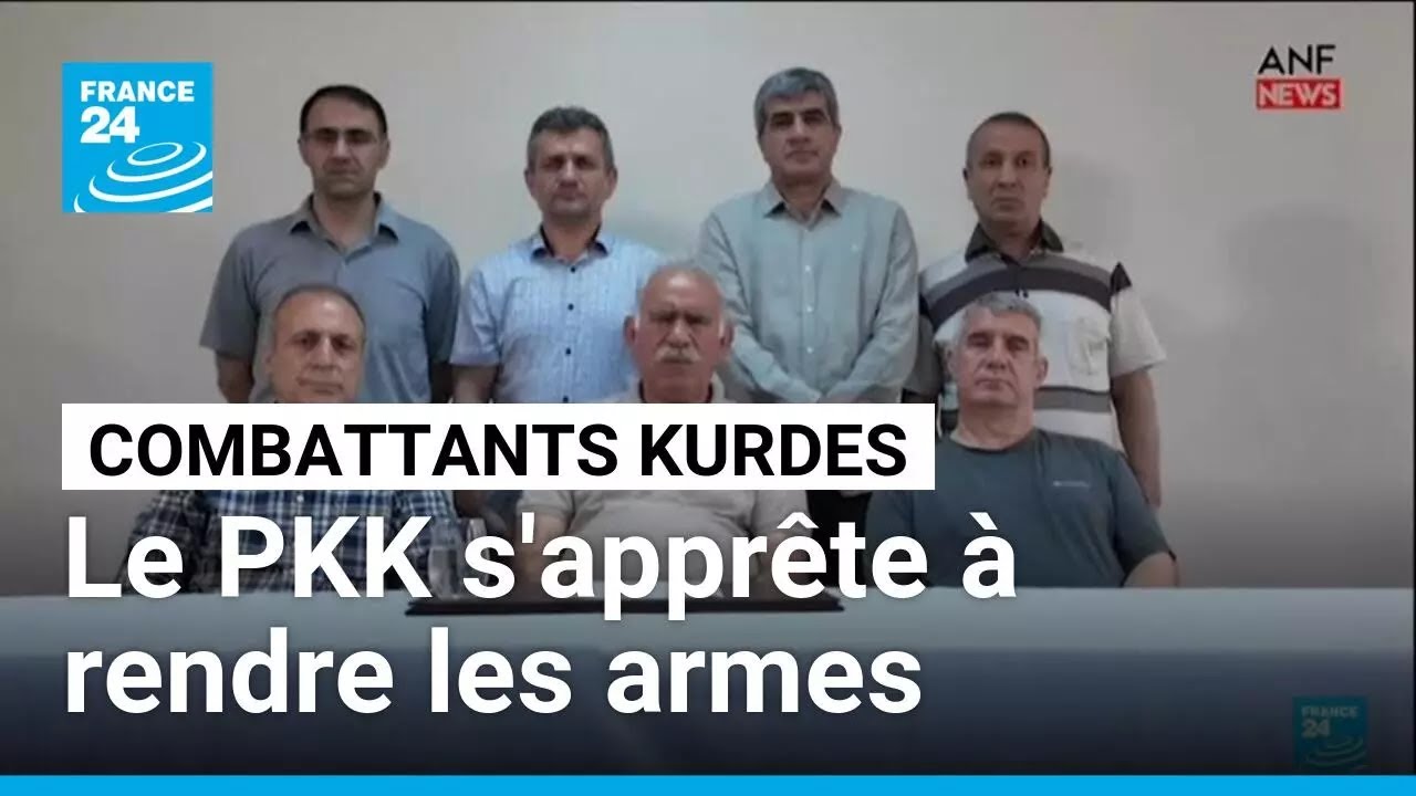 Les combattants kurdes du PKK s'apprêtent à rendre les armes • FRANCE 24