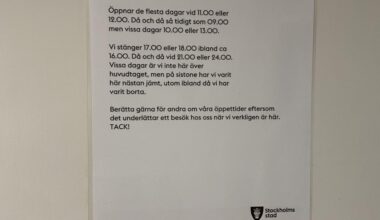 Tack för tydligheten Stockholms stad!