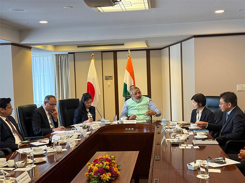Union Minister Giriraj Singh meets textile industry leaders in Japan's Tokyo, invites them to partner in India's textile growth story