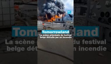 Tomorrowland : la scène principale du festival belge détruite par un incendie • FRANCE 24