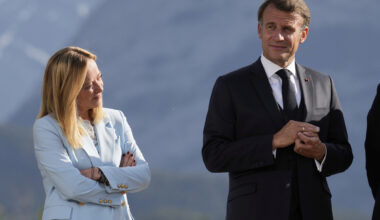 Meloni and Macron
