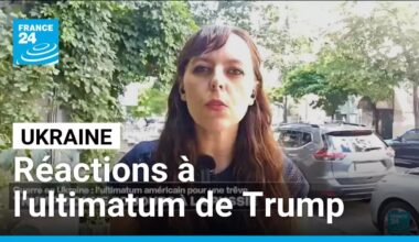 Ultimatum de Trump à Poutine : "un soulagement" en Ukraine • FRANCE 24