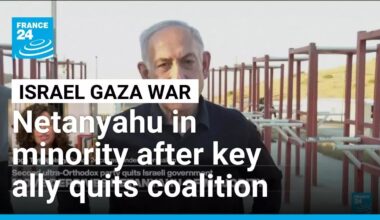 Another key ally quits Netanyahu's governing coalition in a major blow to Israel's leader