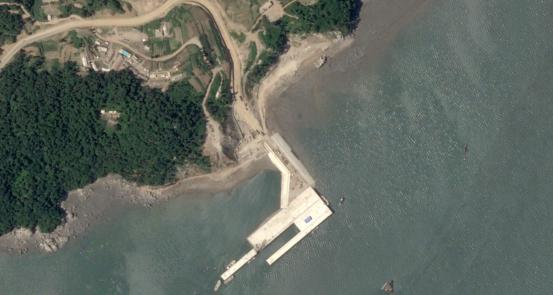 Sohae Satellite Launching Stations Pier Construction