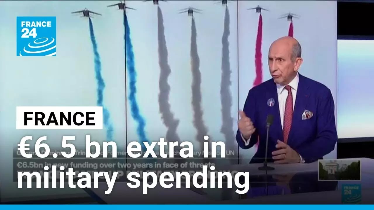 France announces an extra €6.5 bn in military spending • FRANCE 24 English