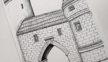 Sketch from Tallinn, Viru Gate