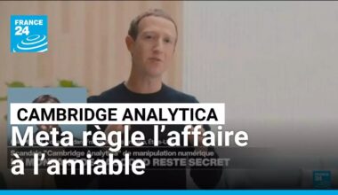 Cambridge Analytica : Zuckerberg et les actionnaires de Meta s'accordent pour éviter un procès