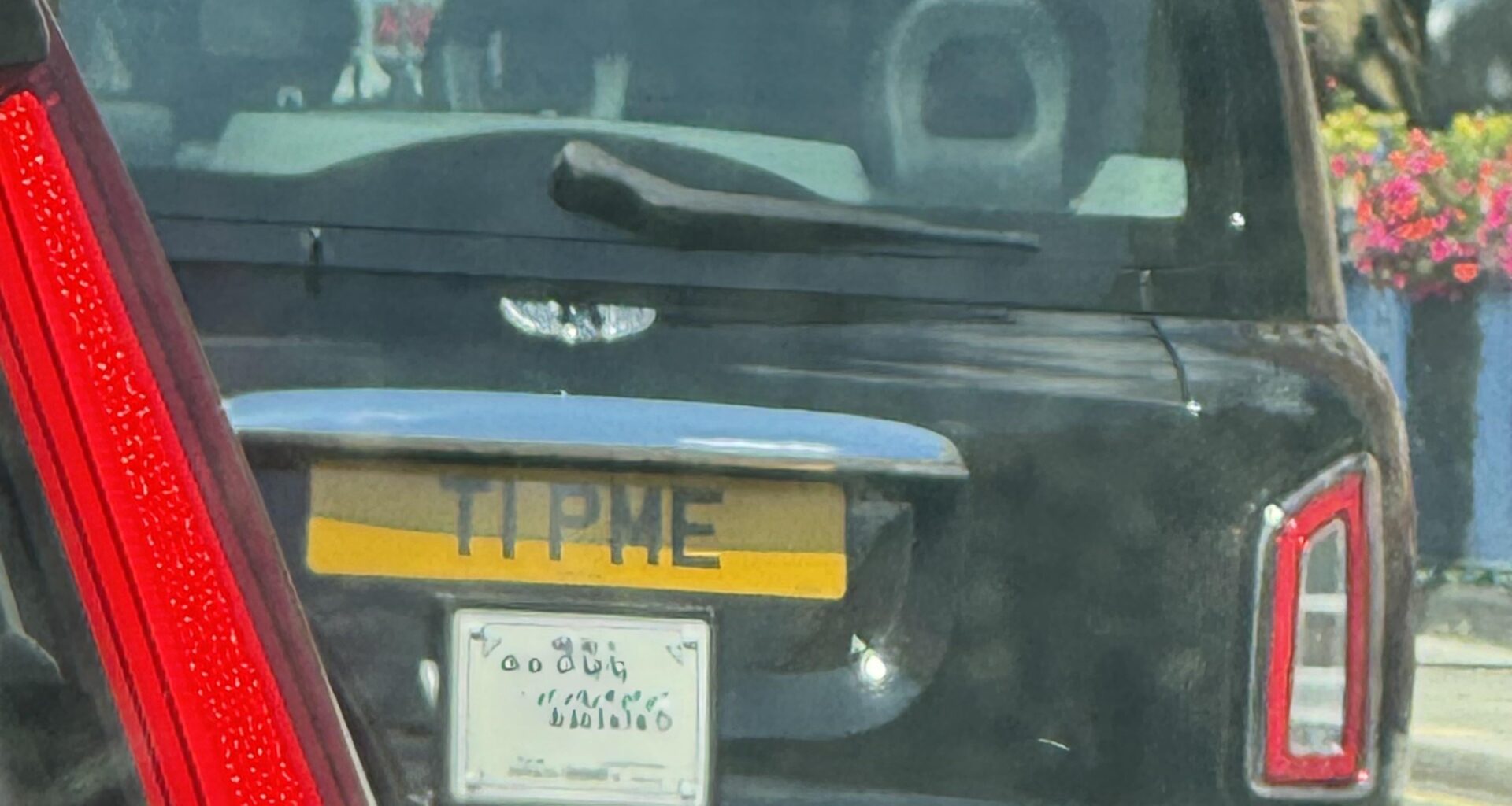 Saw this taxi number plate today