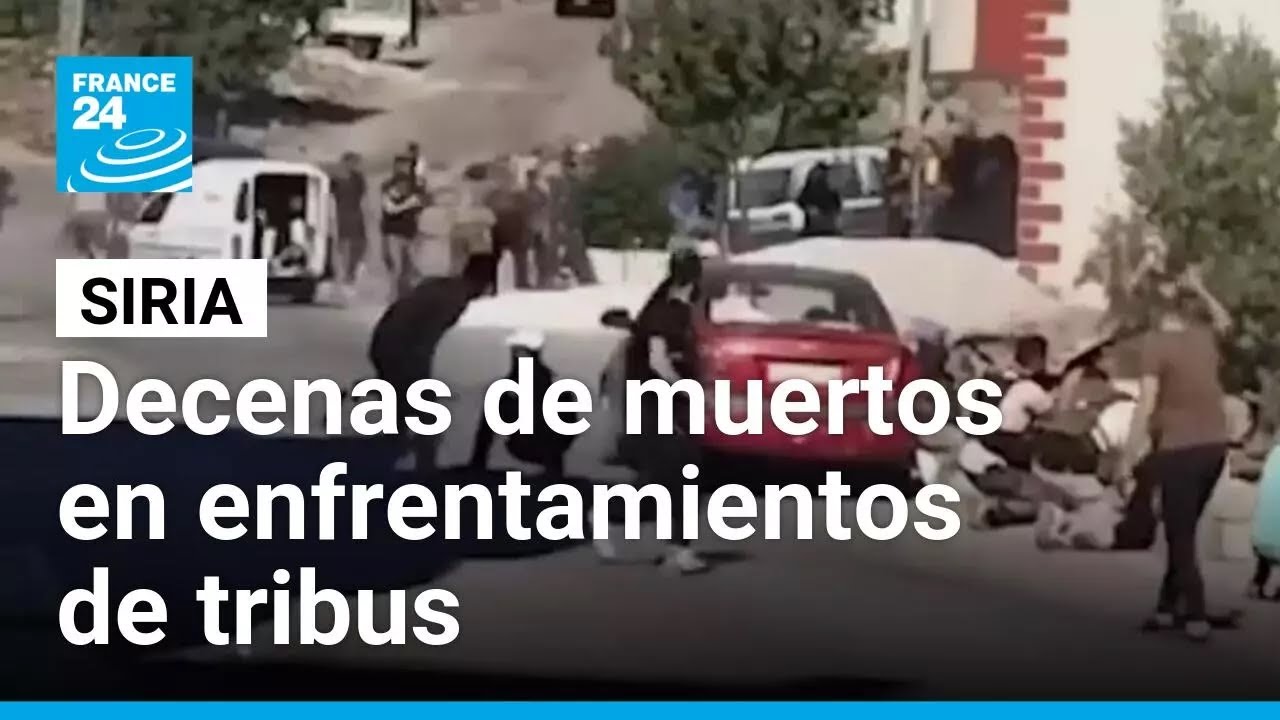 Siria: al menos 89 muertos en enfrentamientos entre drusos y beduinos en Sweida • FRANCE 24