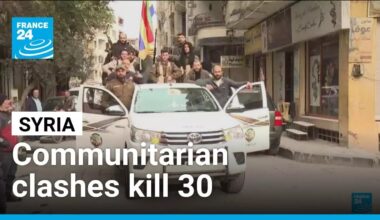 Syria: Clashes between Druze militias and Sunni Bedouin clans kill more than 30 people • FRANCE 24