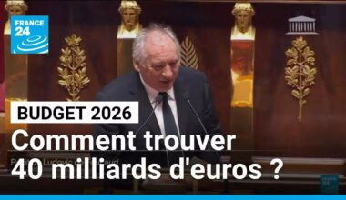 Budget 2026 : quelles mesures pour économiser 40 milliards d'euros ? • FRANCE 24