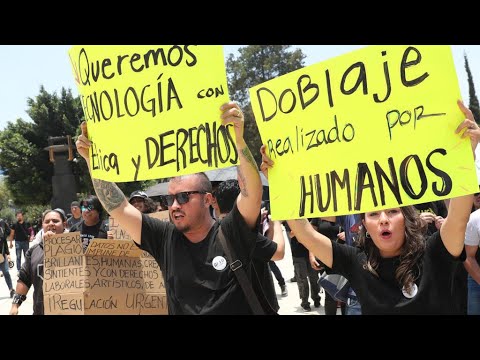 "Una sola voz": los actores de doblaje se rebelan contra la inteligencia artificial • FRANCE 24