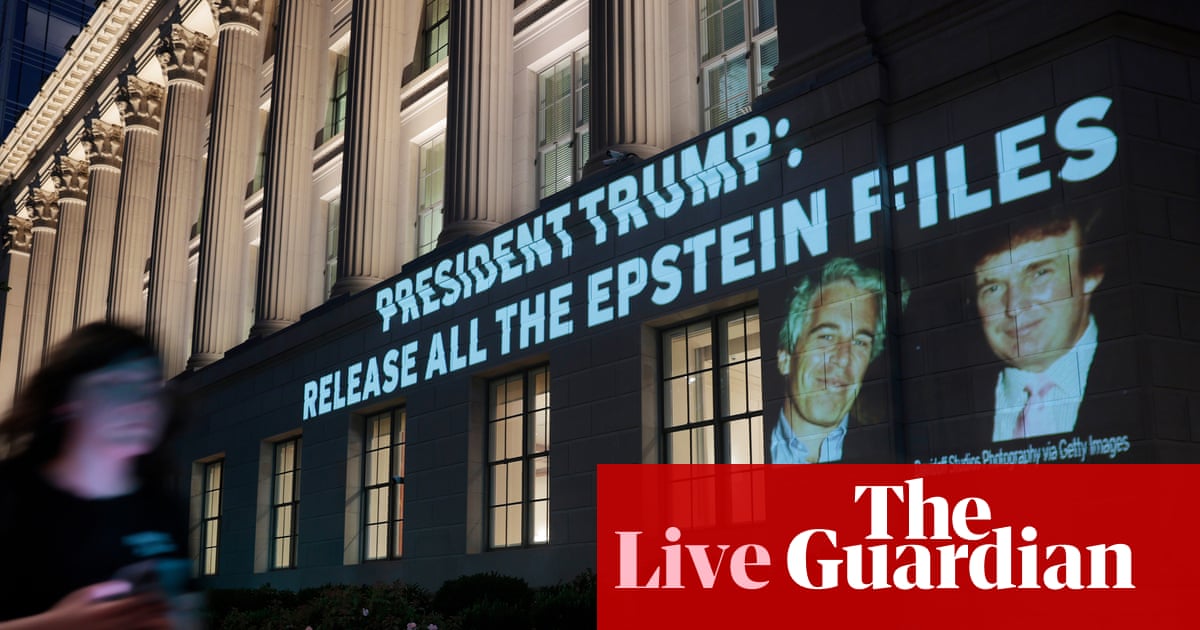 Trump requests release of Epstein court documents but says ‘nothing will be enough for the troublemakers’ – as it happened | US politics