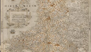 Christopher Saxton’s unpublished Proof Map of Wales, 1580