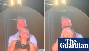 Tech CEO caught with company’s HR head on Coldplay kiss cam resigns | US news