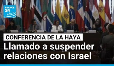 Países de La Haya hacen llamado a suspender relaciones con Israel en conferencia de emergencia