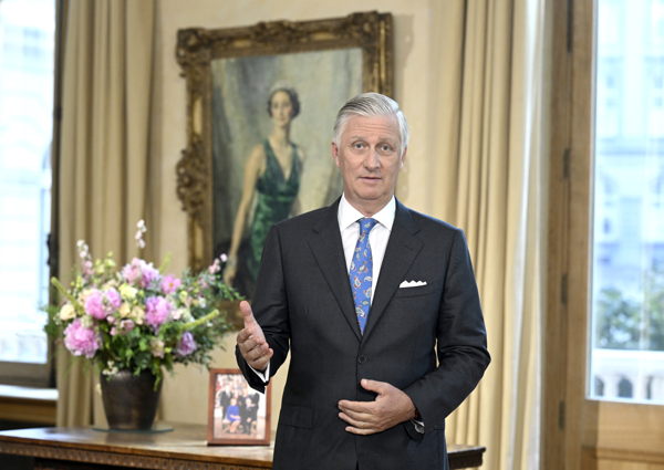 Belgian king calls for greater European leadership and describes situation in Gaza as 'disgrace to humanity'
