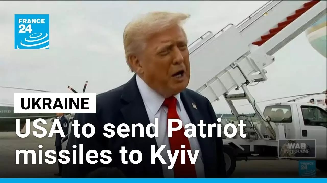 Donald Trump says will send US patriot missiles to Ukraine • FRANCE 24 English