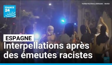 Émeutes racistes en Espagne : dix personnes interpellées • FRANCE 24