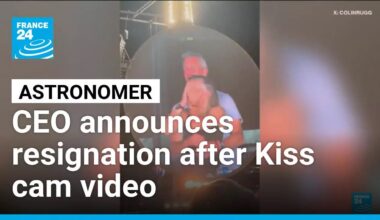 Astronomer CEO announces resignation after viral kiss cam video at Coldplay concert • FRANCE 24