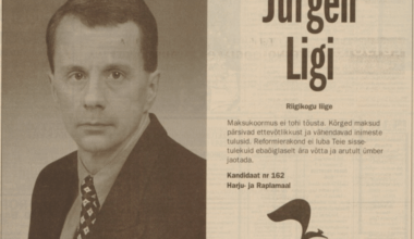Meenutus 1999. aasta valimiskampaaniast.