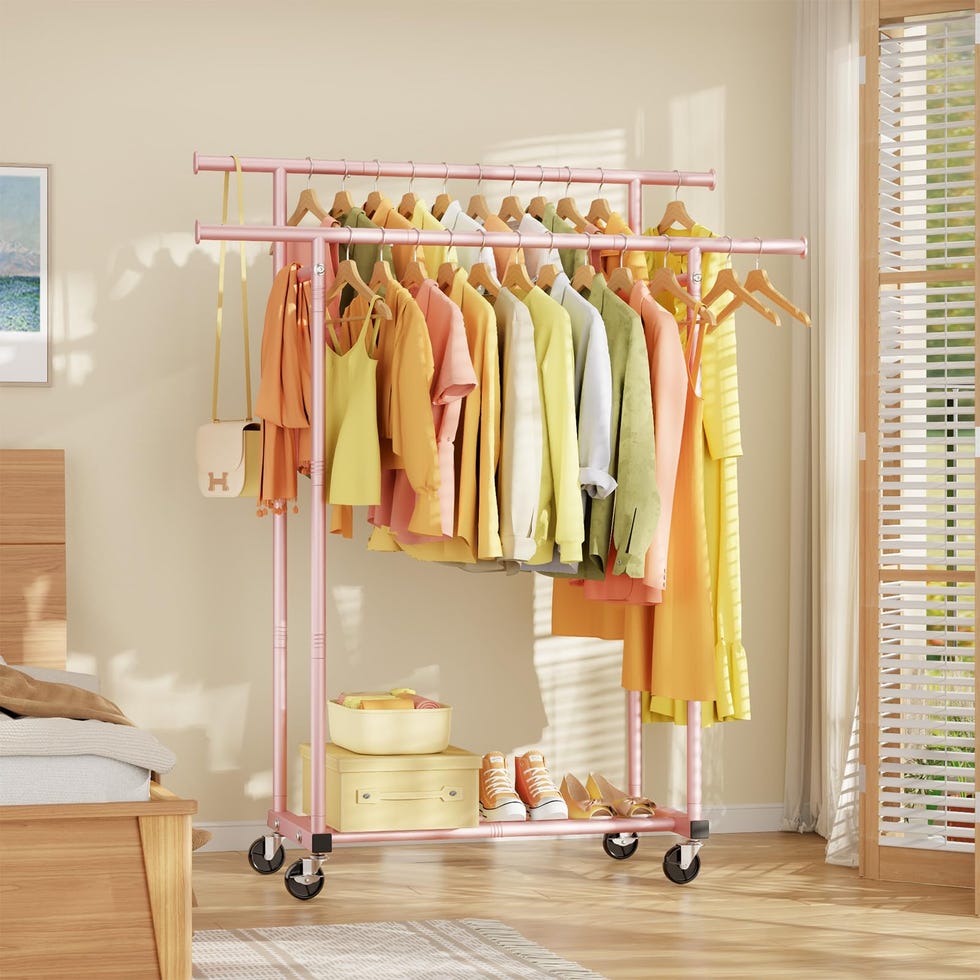 Double Rod Clothes Rack