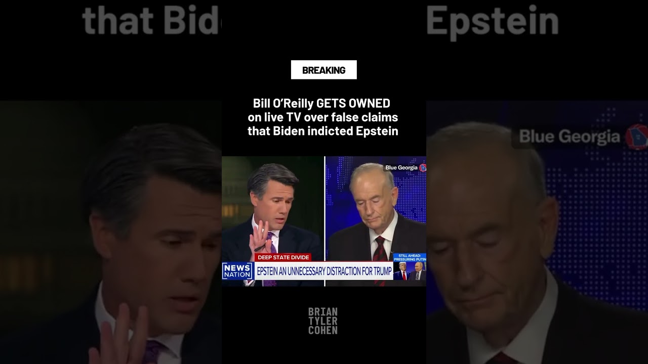 Bill O’Reilly OWNED on air when he lies that Biden indicted Epstein