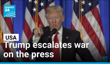 Donald Trump escalates war on the press as journalists face mounting pressure • FRANCE 24 English