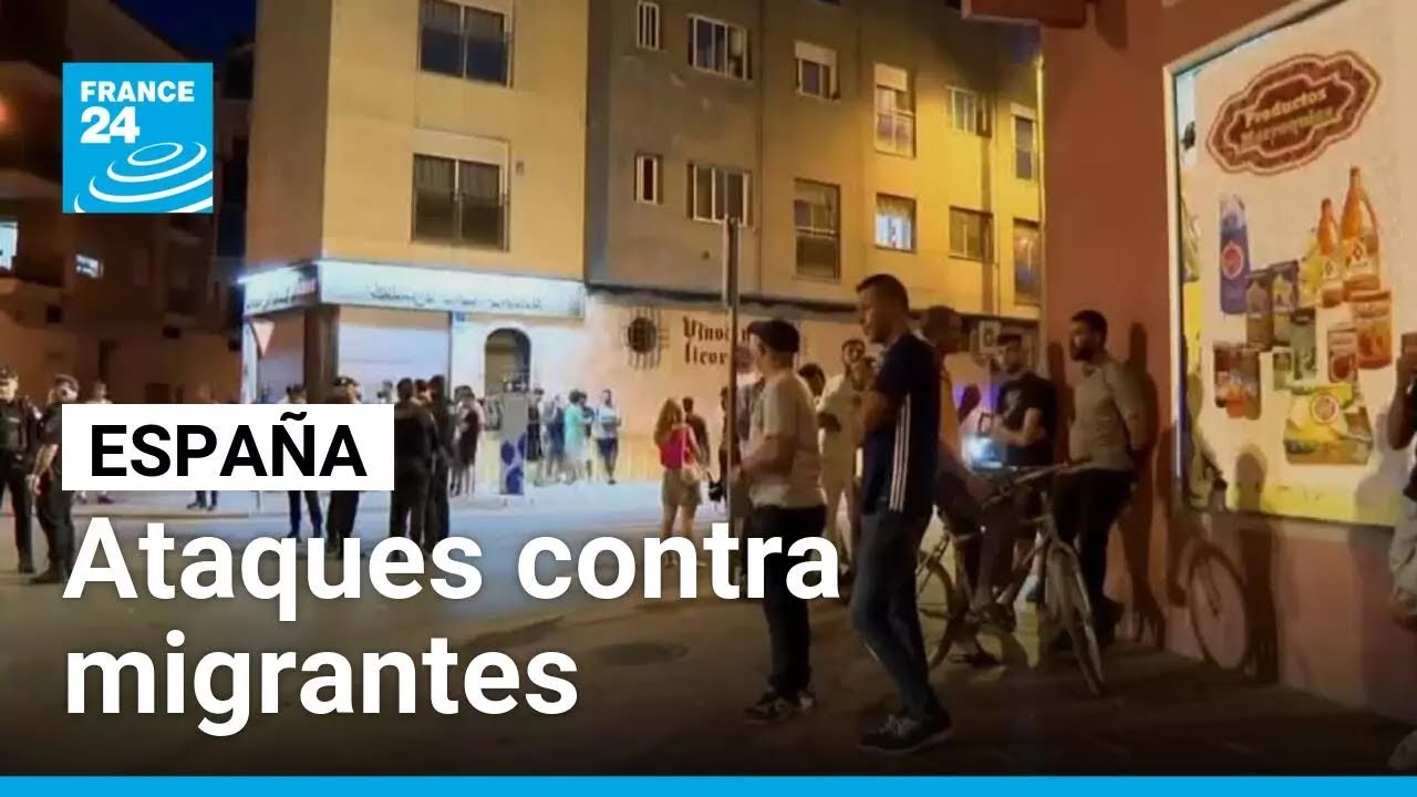 España: tercera noche de ataques contra la migración africana en Torre Pacheco • FRANCE 24