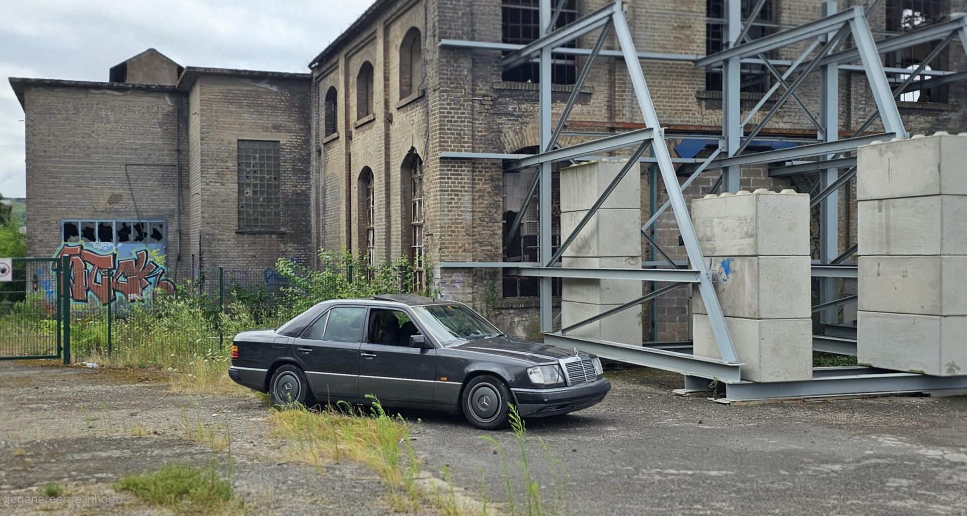 92 Benz in Esch-sur-Alzette — steel may rust, but class doesn’t fade
