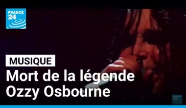 Le roi du heavy metal, Ozzy Osbourne, s'éteint à 76 ans • FRANCE 24