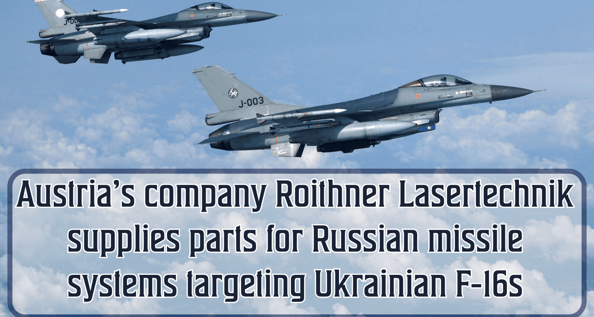 Shocking: Austrian firm Roithner Lasertechnik supplies components used in Russian air-to-air missiles potentially targeting Ukrainian F-16s. How are these parts bypassing sanctions? More in the Dallas investigation:  https://dallas-park.com/russia-uses-austrian-components-to-manufacture-missiles/