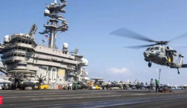Pentagon slams Iran’s ‘false retreat’ claim after helicopter buzzes USS Fitzgerald in Gulf of Oman amid tensions in the region