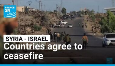 Syria and Israel agree to a ceasefire • FRANCE 24 English
