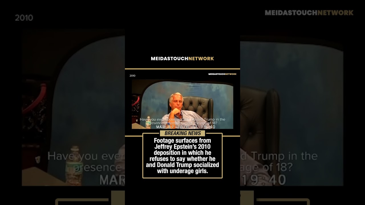 🚨 Jeffrey Epstein Asked About Socializing with Trump and Underage Girls During 2010 Deposition