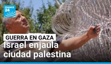 "Prisioneros en nuestra propia casa": Israel enjaula con una valla la ciudad palestina de Sinjil