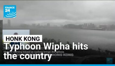 Typhoon Wipha batters Honk Kong and brings disruptions • FRANCE 24 English