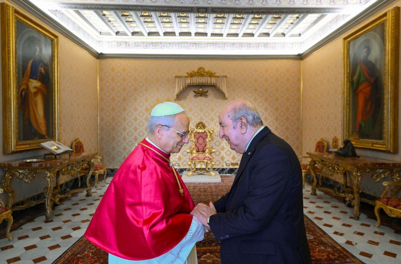 Pope Leo XIV receives the President of the Republic of Algeria