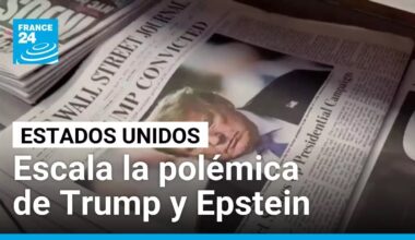 Trump demanda a 'The Wall Street Journal' por una supuesta carta enviada a Jeffrey Epstein
